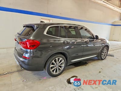 Trzecie zdjęcie samochodu z tyłu: 2019 BMW X3 XDRIVE30I VIN:5UXTR9C58KLE21692 - miniatura