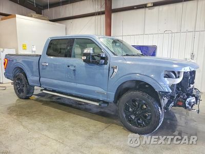 Czwarte zdjęcie samochodu z boku: 2023 FORD F150 SUPERCREW VIN:1FTFW1ED0PFC41137 - miniatura