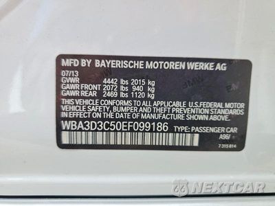 Zdjęcie 12 z 12 samochodu: 2014 BMW 328 D VIN:WBA3D3C50EF099186 - miniatura