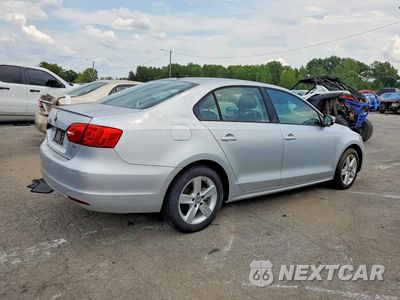 Trzecie zdjęcie samochodu z tyłu: 2012 VOLKSWAGEN JETTA TDI VIN:3VWLL7AJ4CM087856 - miniatura