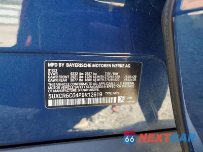 Zdjęcie 14 z 14 samochodu: 2023 BMW X5 XDRIVE40I VIN:5UXCR6C04P9R12619 - miniatura