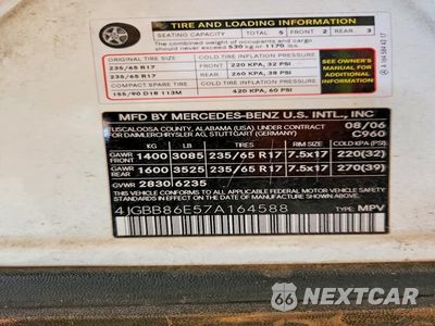 Zdjęcie 12 z 12 samochodu: 2007 MERCEDES-BENZ ML 350 VIN:4JGBB86E57A164588 - miniatura