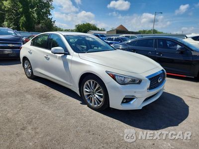 Czwarte zdjęcie samochodu z boku: 2021 INFINITI Q50 LUXE VIN:JN1EV7BR4MM755729 - miniatura