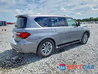 Trzecie zdjęcie samochodu z tyłu: 2019 INFINITI QX80 LUXE VIN:JN8AZ2NF4K9681981 - miniatura