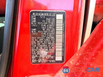 Zdjęcie 14 z 14 samochodu: 2013 NISSAN JUKE S VIN:JN8AF5MR5DT216752 - miniatura