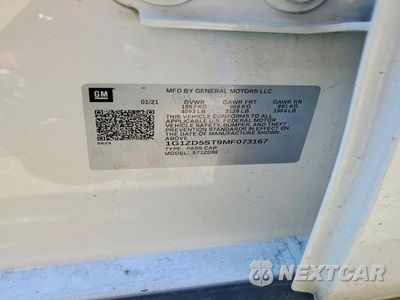 Zdjęcie 12 z 12 samochodu: 2021 CHEVROLET MALIBU LT VIN:1G1ZD5ST9MF073167 - miniatura