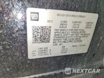 Zdjęcie 13 z 13 samochodu: 2024 CHEVROLET TRAX 1LT VIN:KL77LHE27RC123155 - miniatura