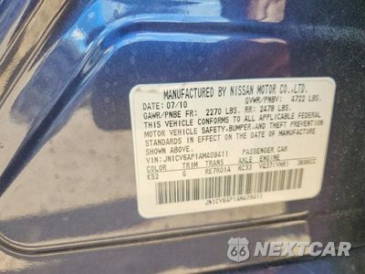 Zdjęcie 12 z 12 samochodu: 2010 INFINITI G37 SEDAN BASE VIN:JN1CV6AP1AM409411 - miniatura