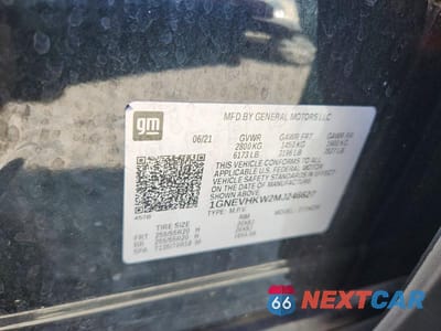 Zdjęcie 13 z 13 samochodu: 2021 CHEVROLET TRAVERSE LT VIN:1GNEVHKW2MJ246627 - miniatura