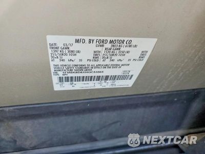 Zdjęcie 13 z 13 samochodu: 2017 FORD EXPLORER XLT VIN:1FM5K8D8XHGC53565 - miniatura
