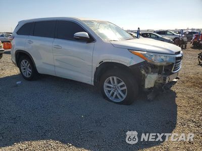 Czwarte zdjęcie samochodu z boku: 2016 TOYOTA HIGHLANDER LE VIN:5TDZARFH9GS019434 - miniatura