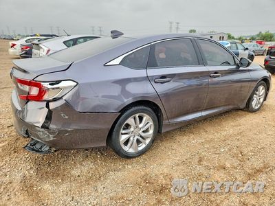 Trzecie zdjęcie samochodu z tyłu: 2019 HONDA ACCORD LX VIN:1HGCV1F19KA131835 - miniatura