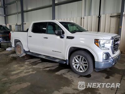Czwarte zdjęcie samochodu z boku: 2020 GMC SIERRA K1500 SLT VIN:3GTU9DED8LG195436 - miniatura