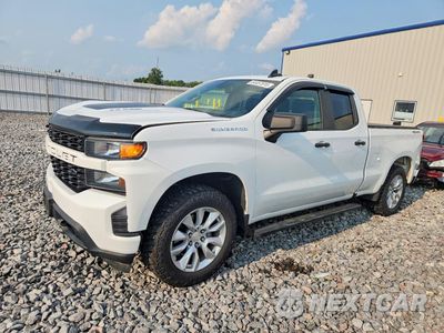 2021 CHEVROLET SILVERADO K1500 CUSTOM 1GCRYBEK0MZ136796 - główne zdjęcie licytacji z USA - miniatura