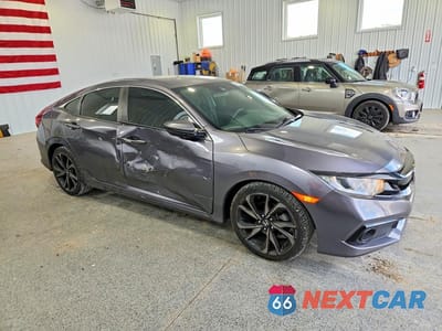 Czwarte zdjęcie samochodu z boku: 2020 HONDA CIVIC SPORT VIN:19XFC2F83LE029627 - miniatura