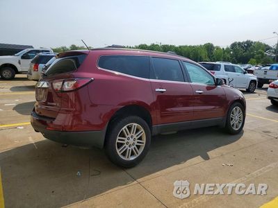 Trzecie zdjęcie samochodu z tyłu: 2015 CHEVROLET TRAVERSE LT VIN:1GNKRGKD1FJ187685 - miniatura
