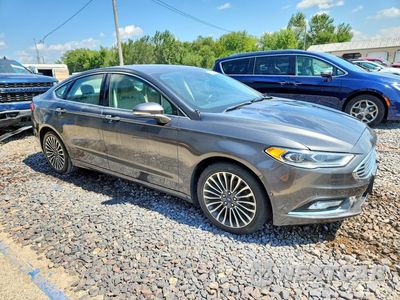 Czwarte zdjęcie samochodu z boku: 2017 FORD FUSION SE VIN:3FA6P0H93HR103777 - miniatura