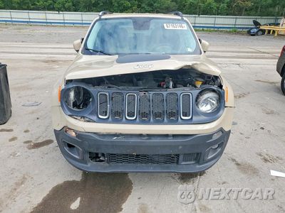Piąte zdjęcie samochodu w środku: 2016 JEEP RENEGADE LATITUDE VIN:ZACCJBBT6GPE17057 - miniatura