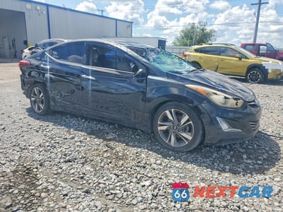 Czwarte zdjęcie samochodu z boku: 2015 HYUNDAI ELANTRA LIMITED VIN:KMHDH4AE0FU357364 - miniatura