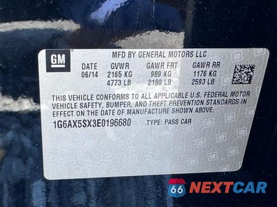 Zdjęcie 10 z 10 samochodu: 2014 CADILLAC CTS LUXURY COLLECTION VIN:1G6AX5SX3E0196680 - miniatura