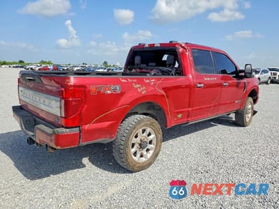 Trzecie zdjęcie samochodu z tyłu: 2020 FORD F250 SUPER DUTY VIN:1FT8W2BT6LEE68486 - miniatura