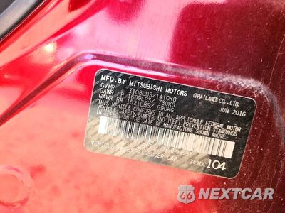 Zdjęcie 13 z 13 samochodu: 2017 MITSUBISHI MIRAGE G4 SE VIN:ML32F4FJ2HHF09587 - miniatura