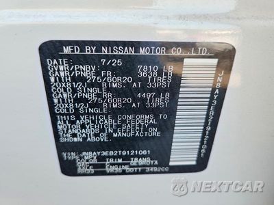 Zdjęcie 13 z 13 samochodu: 2026 NISSAN ARMADA PLATINUM VIN:JN8AY3EB2T9121061 - miniatura