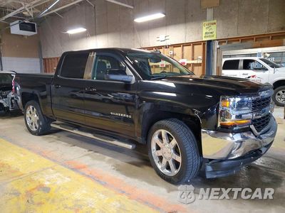 Czwarte zdjęcie samochodu z boku: 2018 CHEVROLET SILVERADO K1500 LT VIN:3GCUKREC5JG373213 - miniatura