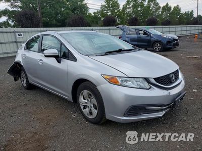 Czwarte zdjęcie samochodu z boku: 2015 HONDA CIVIC LX VIN:19XFB2F59FE222586 - miniatura