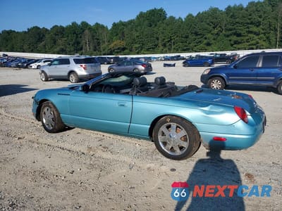 Drugie zdjęcie samochodu z przodu: 2002 FORD THUNDERBIRD VIN:1FAHP60A52Y128738 - miniatura