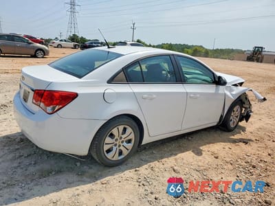 Trzecie zdjęcie samochodu z tyłu: 2014 CHEVROLET CRUZE LS VIN:1G1PA5SH8E7225527 - miniatura