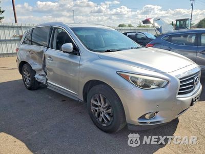 Czwarte zdjęcie samochodu z boku: 2013 INFINITI JX35 BASE VIN:5N1AL0MN4DC353584 - miniatura