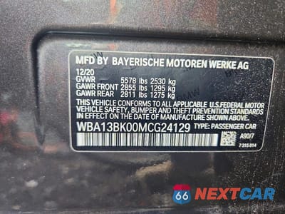 Zdjęcie 13 z 13 samochodu: 2021 BMW M550XI VIN:WBA13BK00MCG24129 - miniatura