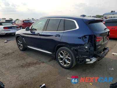 Drugie zdjęcie samochodu z przodu: 2022 BMW X3 XDRIVE30I VIN:5UX53DP03N9K86373 - miniatura