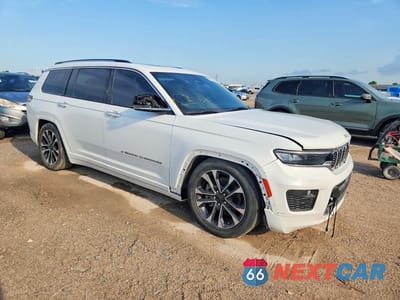 Czwarte zdjęcie samochodu z boku: 2023 JEEP GRAND CHEROKEE L OVERLAND VIN:1C4RJKDG1P8782621 - miniatura