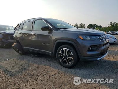 Czwarte zdjęcie samochodu z boku: 2022 JEEP COMPASS LIMITED VIN:3C4NJDCB8NT199932 - miniatura