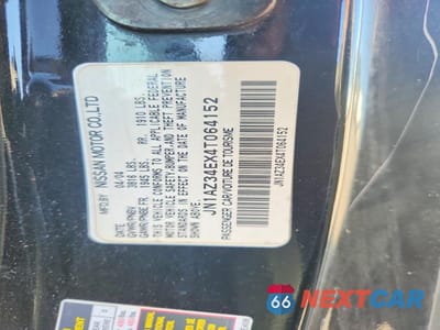 Zdjęcie 12 z 12 samochodu: 2004 NISSAN 350Z BASE VIN:JN1AZ34EX4T064152 - miniatura