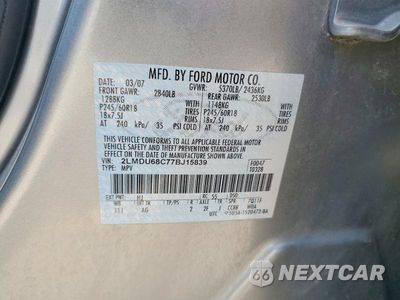 Zdjęcie 13 z 13 samochodu: 2007 LINCOLN MKX VIN:2LMDU68C77BJ15839 - miniatura