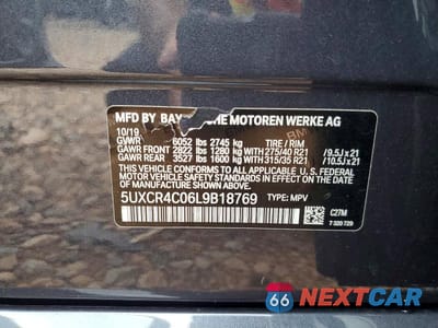 Zdjęcie 13 z 13 samochodu: 2020 BMW X5 SDRIVE 40I VIN:5UXCR4C06L9B18769 - miniatura