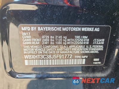 Zdjęcie 13 z 13 samochodu: 2018 BMW X1 XDRIVE28I VIN:WBXHT3C38J5F91772 - miniatura