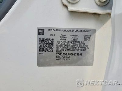 Zdjęcie 12 z 12 samochodu: 2018 CHEVROLET IMPALA LT VIN:2G1105SA5J9175996 - miniatura