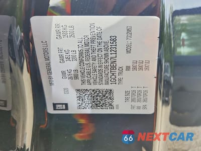 Zdjęcie 12 z 12 samochodu: 2020 CHEVROLET COLORADO VIN:1GCHTBEN7L1231583 - miniatura