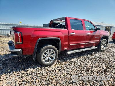 Trzecie zdjęcie samochodu z tyłu: 2018 GMC SIERRA K1500 SLT VIN:3GTU2NEC7JG354526 - miniatura