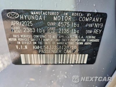 Zdjęcie 12 z 12 samochodu: 2025 HYUNDAI SONATA HYBRID LIMITED VIN:KMHL54JJ3SA128710 - miniatura