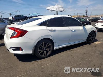 Trzecie zdjęcie samochodu z tyłu: 2019 HONDA CIVIC SPORT VIN:2HGFC2F89KH592413 - miniatura