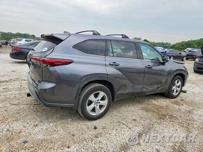 Trzecie zdjęcie samochodu z tyłu: 2020 TOYOTA HIGHLANDER LE VIN:5TDBZRBH5LS033504 - miniatura