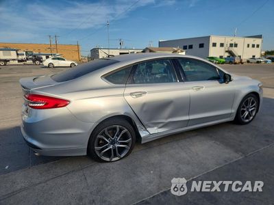 Trzecie zdjęcie samochodu z tyłu: 2017 FORD FUSION SE VIN:3FA6P0H73HR349534 - miniatura