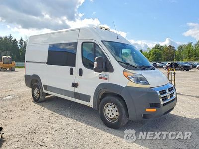 Czwarte zdjęcie samochodu z boku: 2016 RAM PROMASTER 1500 1500 HIGH VIN:3C6TRVBG2GE109790 - miniatura