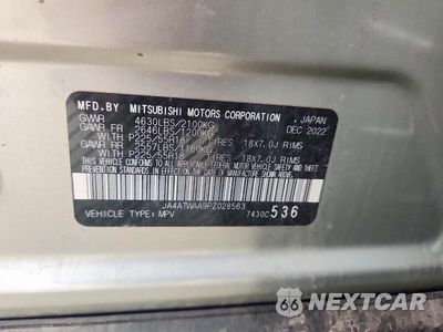 Zdjęcie 14 z 14 samochodu: 2023 MITSUBISHI ECLIPSE CROSS SE VIN:JA4ATWAA9PZ028563 - miniatura