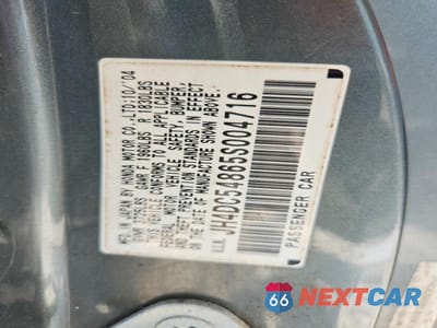 Zdjęcie 12 z 12 samochodu: 2005 ACURA RSX VIN:JH4DC54865S004716 - miniatura